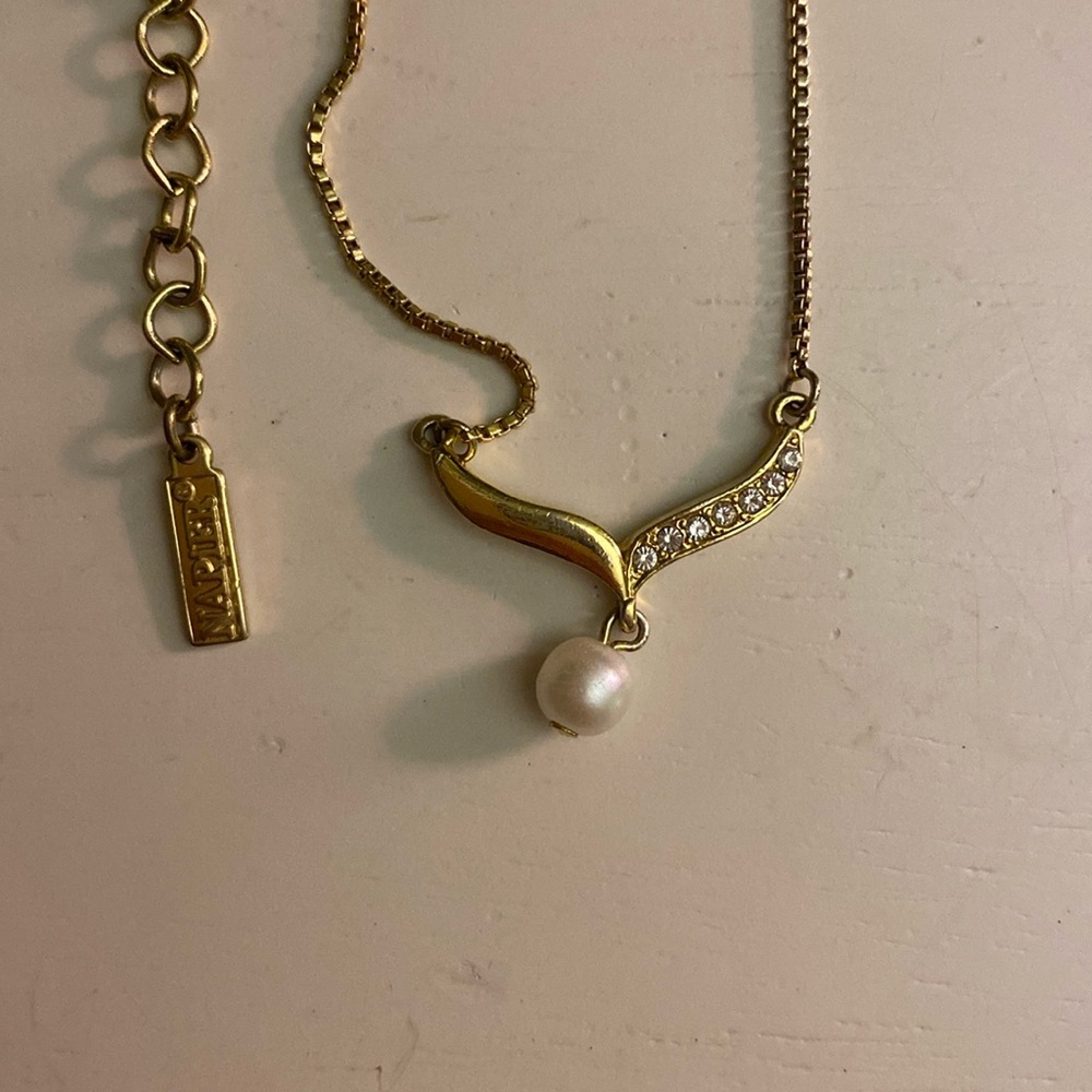 Napier Vintage Neckalce with Pearl